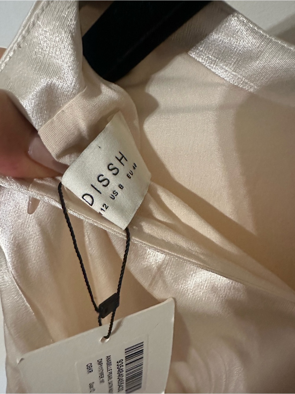 Dissh anabelle pearl satin maxi dress Size US 8 - Picture 7 of 8